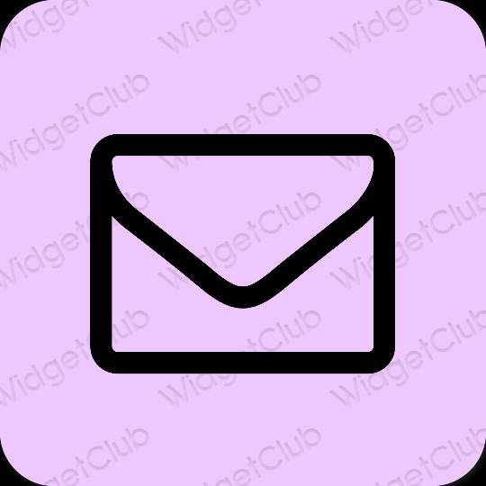 Icônes d'application Mail esthétiques