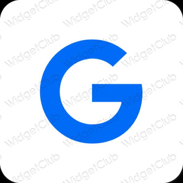 Icônes d'application Google esthétiques