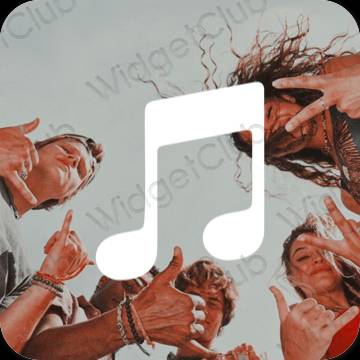 Icone delle app Music estetiche