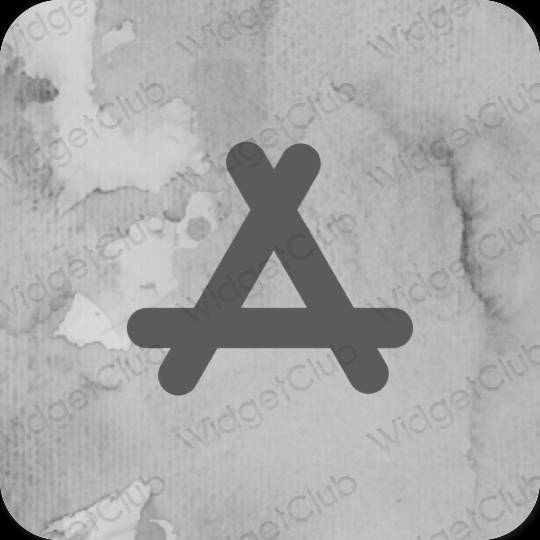 Estetic gri AppStore pictogramele aplicației