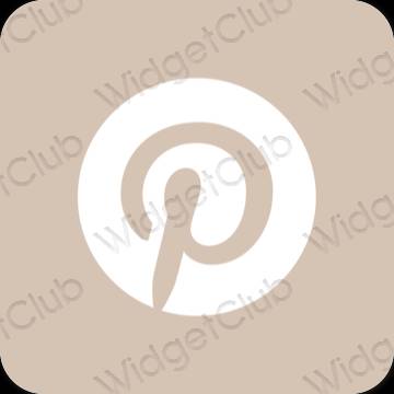 Icone delle app Pinterest estetiche