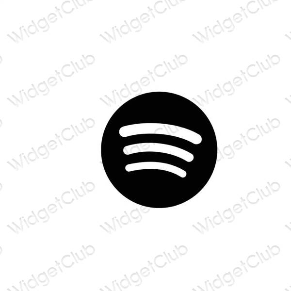 Эстетические Spotify значки приложений