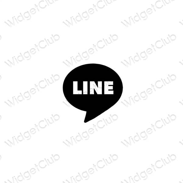 Estetske LINE ikone aplikacija