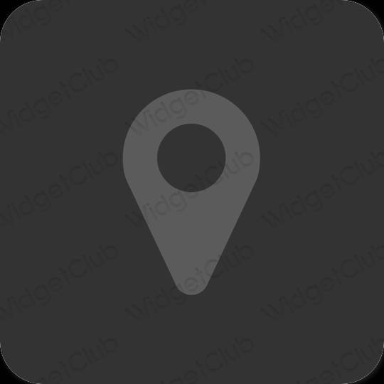 Aesthetic Google Map app icons