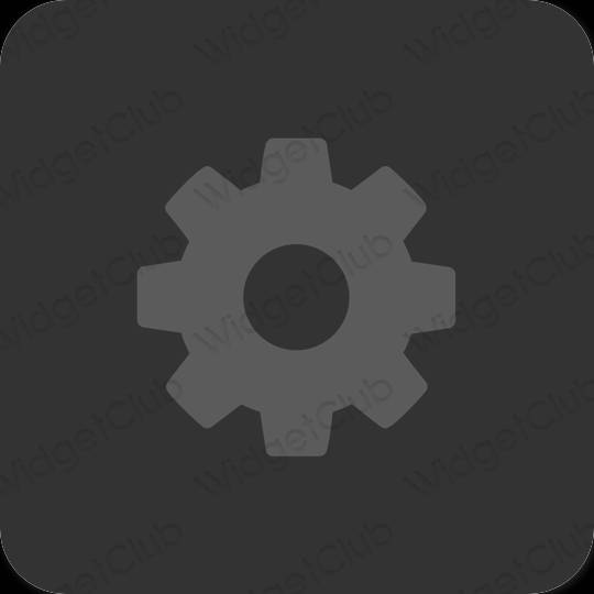 Esthetische Settings app-pictogrammen