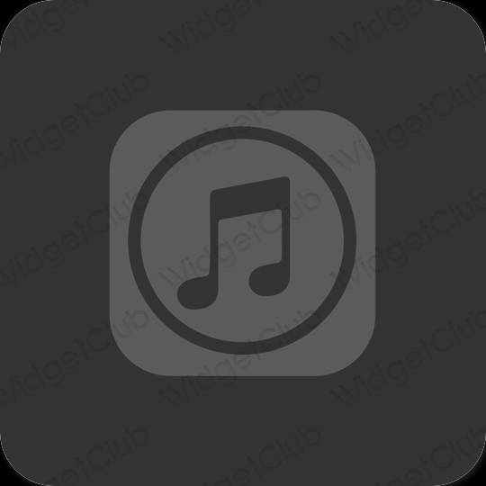 Esthetische Music app-pictogrammen