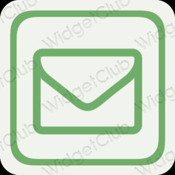 Icônes d'application Mail esthétiques