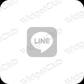 جمالية LINE أيقونات التطبيقات