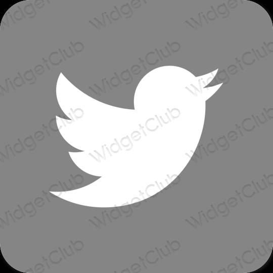 Esthetische Twitter app-pictogrammen