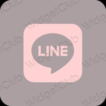 Aesthetic LINE app icons