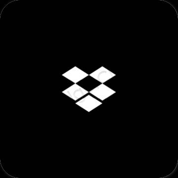 جمالية Dropbox أيقونات التطبيقات