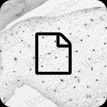 Aesthetic Notes app icons