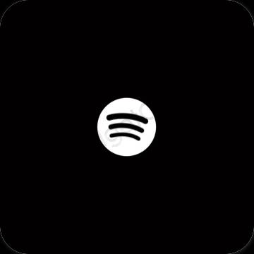 نمادهای برنامه زیباشناسی Spotify