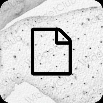 Aesthetic Notes app icons