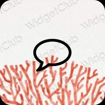 Æstetiske Messages app-ikoner