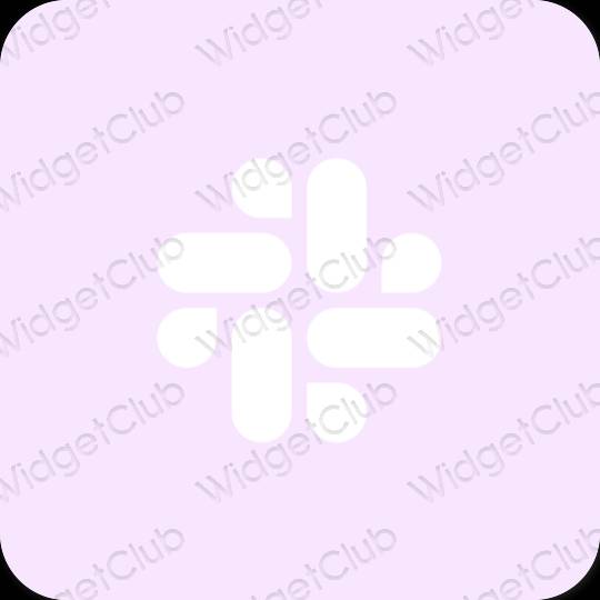 Æstetisk lilla Photos app ikoner