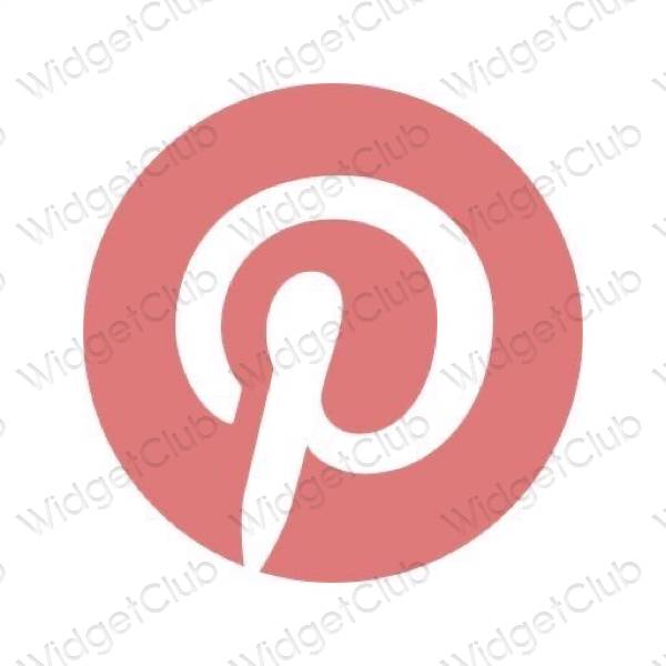 Ästhetische Pinterest App-Symbole