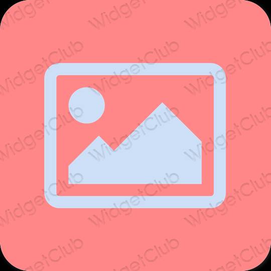 Estético rosa Photos iconos de aplicaciones
