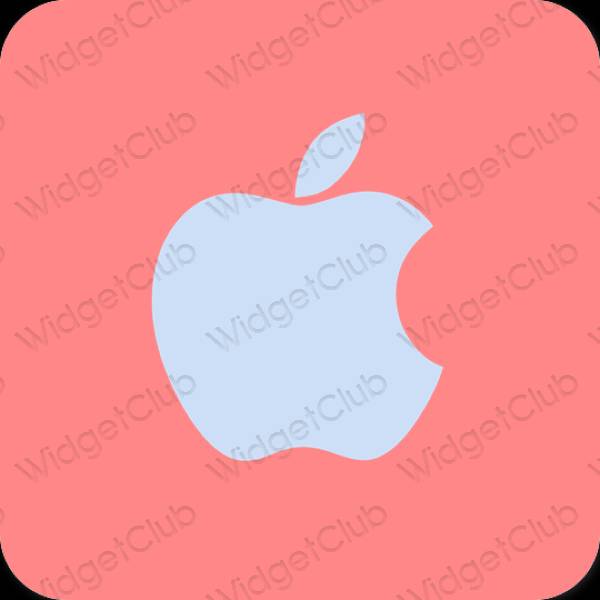Esztétika rózsaszín Apple Store alkalmazás ikonok