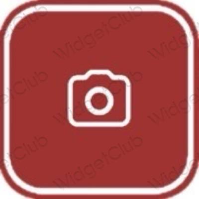 Esthetische Camera app-pictogrammen