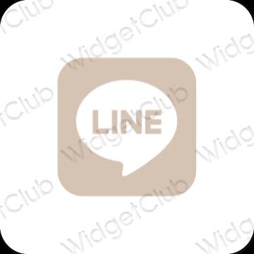 جمالية LINE أيقونات التطبيقات