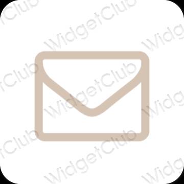 نمادهای برنامه زیباشناسی Mail