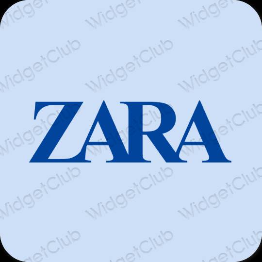 Stijlvol paars ZARA app-pictogrammen