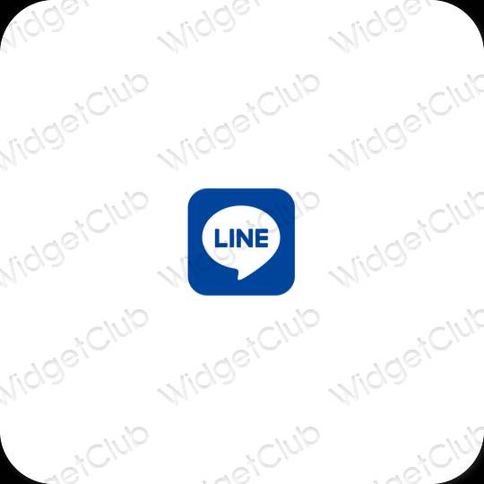 Естетске LINE иконе апликација