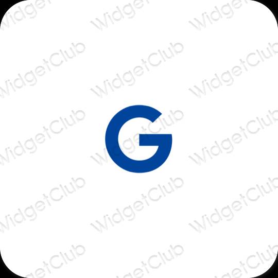 Esthetische Google app-pictogrammen