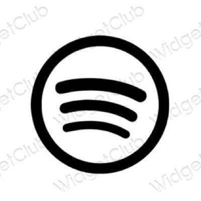 Æstetiske Spotify app-ikoner