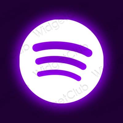 Estetiska Spotify appikoner