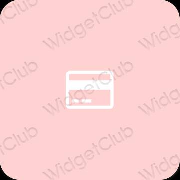 Estetické Ružová PayPay ikony aplikácií