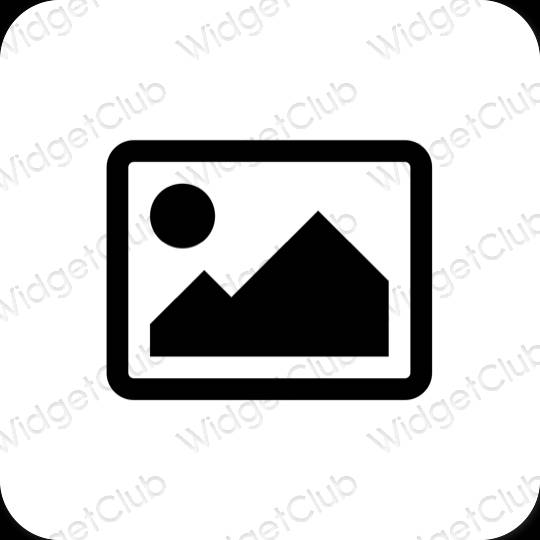 Esthetische Photos app-pictogrammen