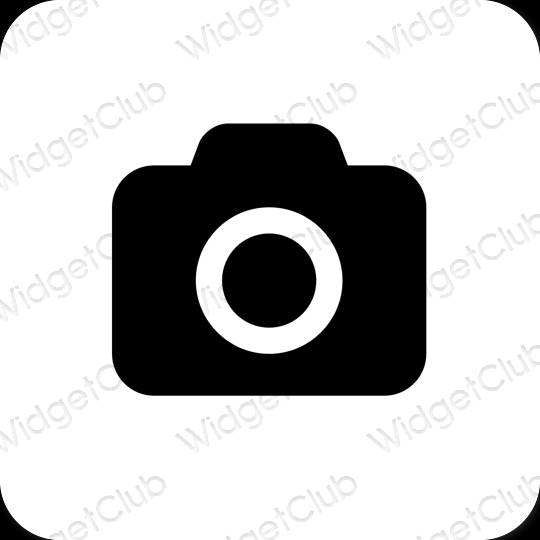 Esthetische Camera app-pictogrammen