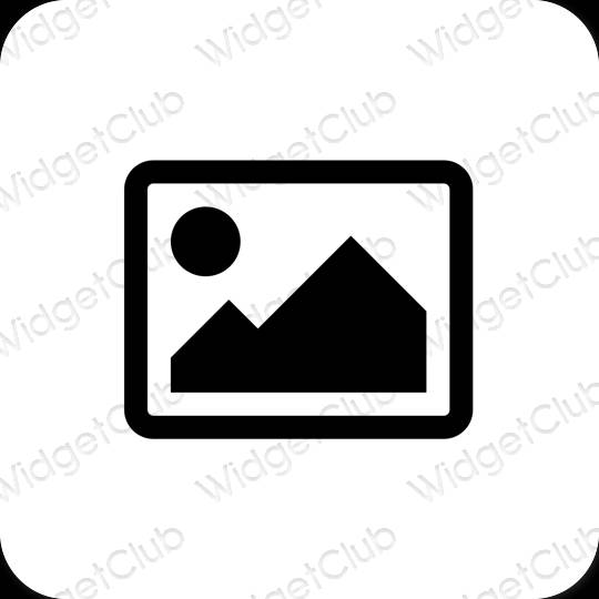 Esthetische Photos app-pictogrammen