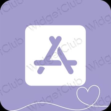 Estético azul pastel AppStore ícones de aplicativos