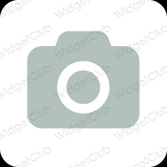 Æstetisk grøn Camera app ikoner