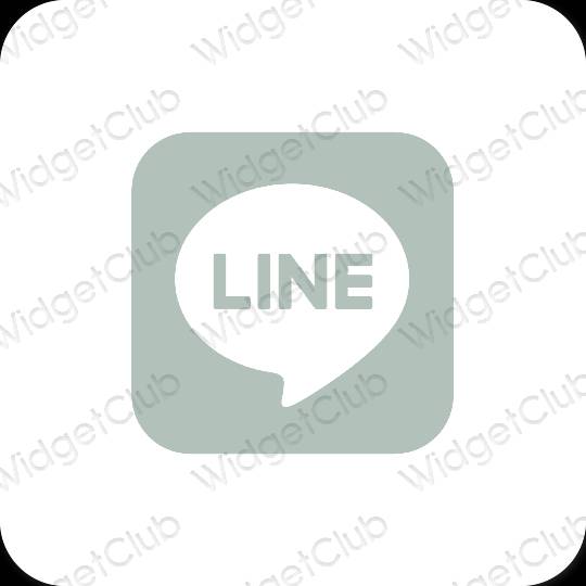 Aesthetic LINE app icons