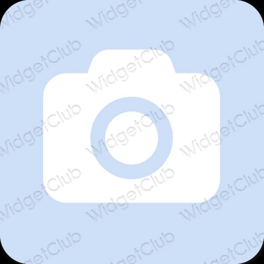 Estetski ljubičasta Camera ikone aplikacija