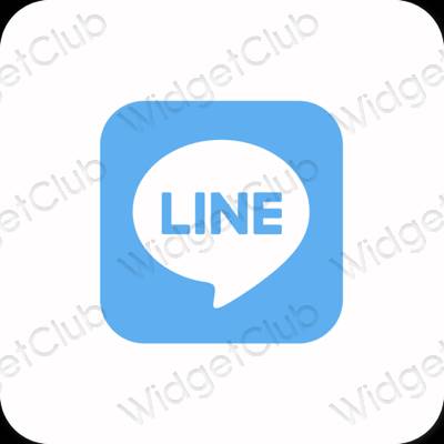 Естетске LINE иконе апликација