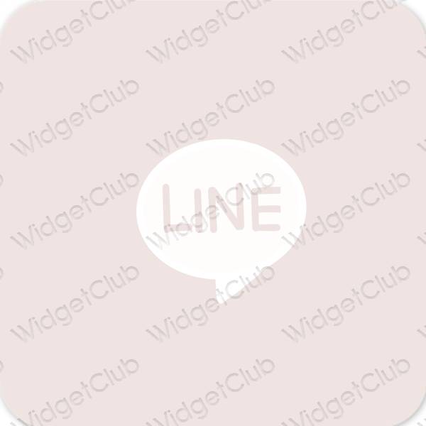 Estética LINE iconos de aplicaciones