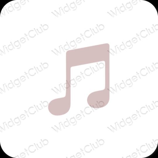 Biểu tượng ứng dụng Apple Music thẩm mỹ