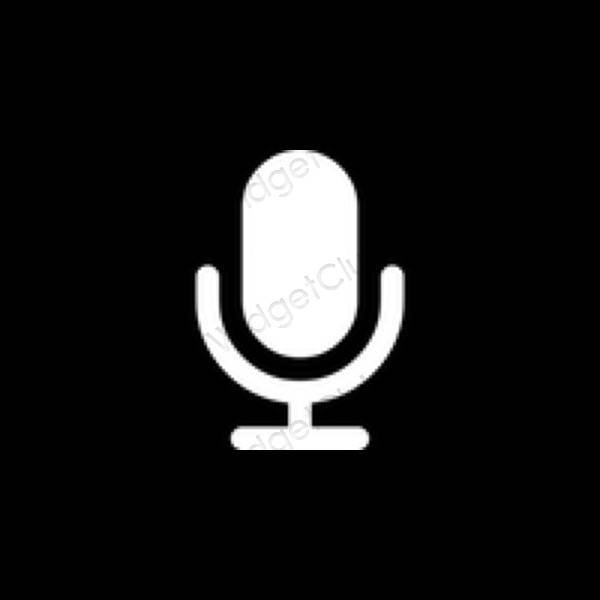 Estetske Podcast ikone aplikacij