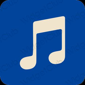 Естетичен лилаво Apple Music икони на приложения