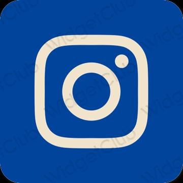 Ästhetisch Violett Instagram App-Symbole