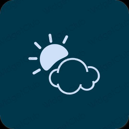 Icone delle app Weather estetiche