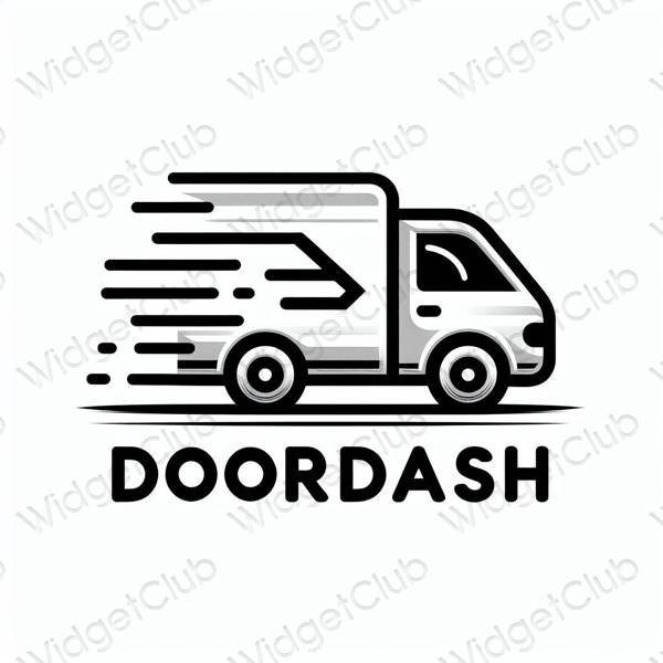 Естетични Doordash икони на приложения