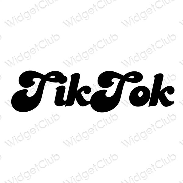 Esthetische TikTok app-pictogrammen