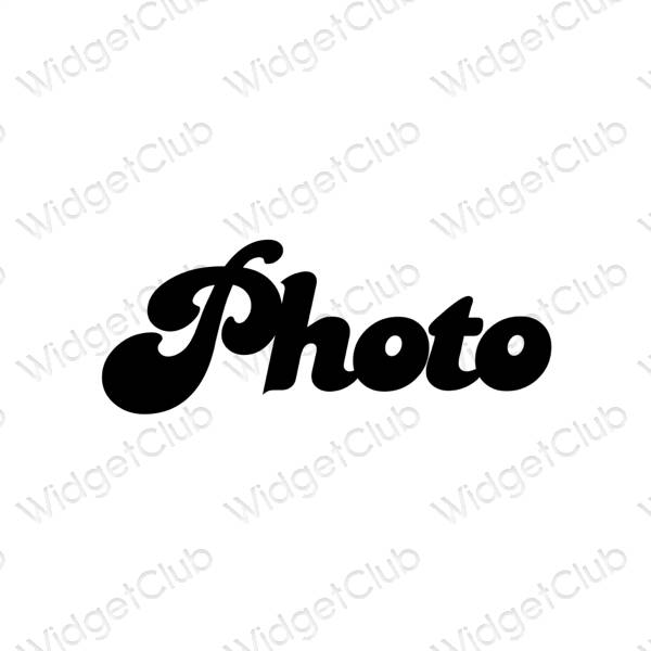 Esthetische Photos app-pictogrammen