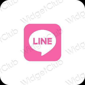 Aesthetic LINE app icons